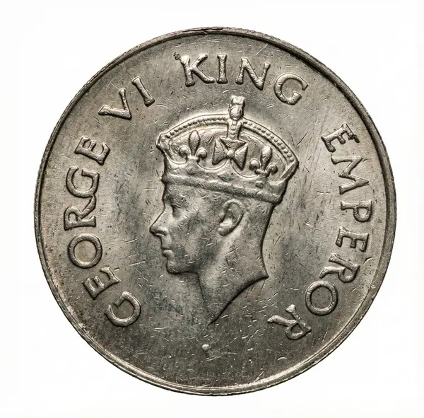 2_Rupees_8_Annas/1_Dollars_1941_King_George_Vi_British_India_Old_Coin