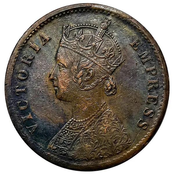 1_Quarter_Anna_1894_British_India_Old_Victoria_Rare_Coin