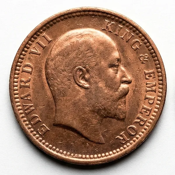 1_Quarter_Anna_1904_Edward_Vii_British_India_Old_Copper_Coin