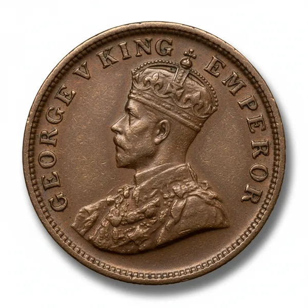 Rare_1_Quarter_Anna_1916_King_George_V_British_India_Old_Copper_Collecting_Coin