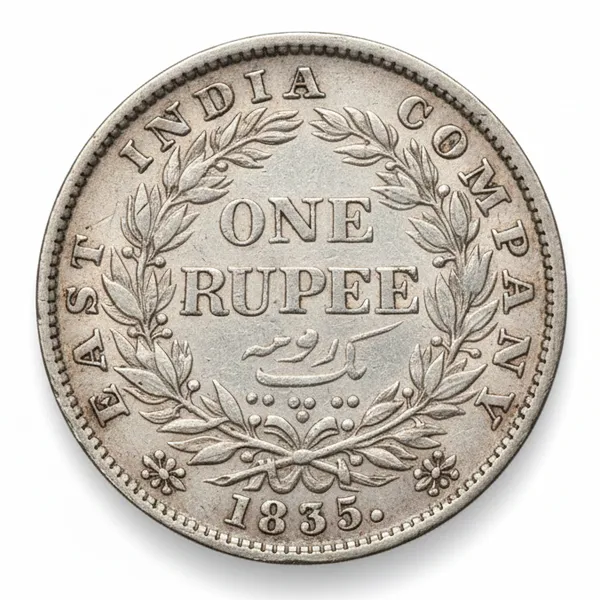 Silver-Plated_One_Rupee_1835_King_William_4Th_British_India_Old_Coin