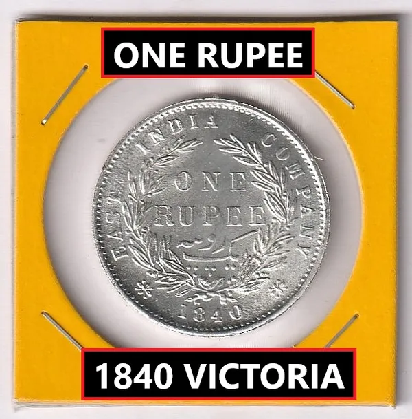 Silver-Plated_Divided_1_Rupee_1840_Victoria_Queen_British_India_Old_Coin