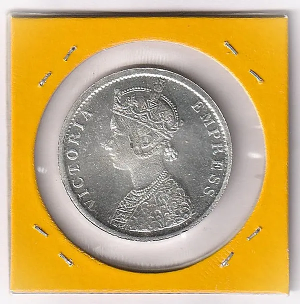 Silver-Plated_One_Rupee_1898_Victoria_Queen_British_India_Old_Coin