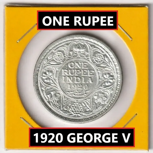 Silver-Plated_One_Rupee_1920_King_George_5Th_British_India_Old_Coin