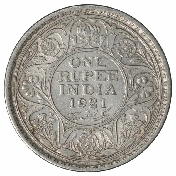 Silver-Plated_One_Rupee_1921_King_George_5Th_British_India_Old_Coin
