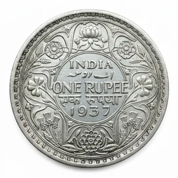 Silver-Plated_One_Rupee_1937_King_George_5Th_British_India_Old_Coin