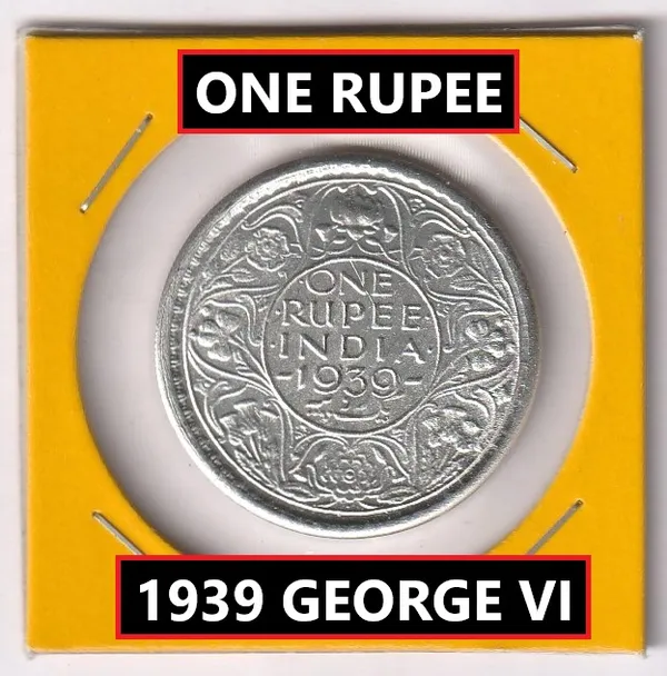 Silver-Plated_One_Rupee_1939_King_George_Vi_British_India_Old_Coin