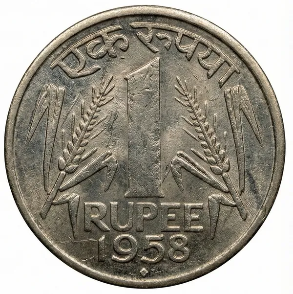 Rare_1_Rupee_1958_India_Limited_Fantasy_Coin