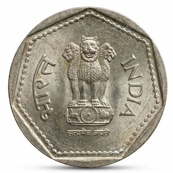1_Rupee_1989_Noida_India_Old_Collecting_Rare_Coin