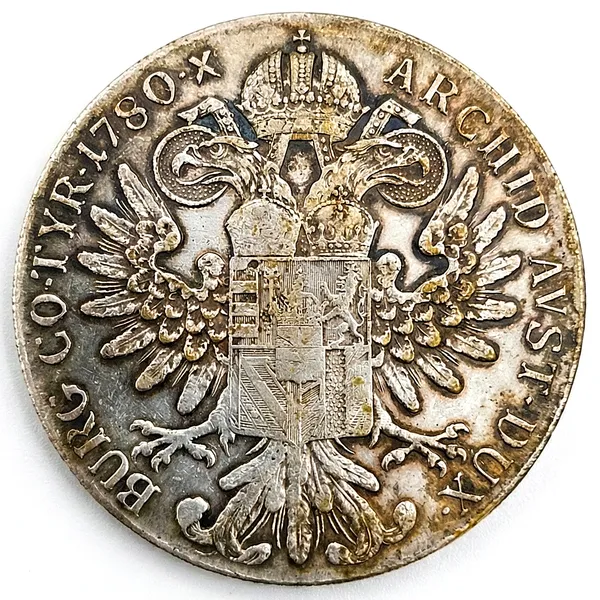 1_Thaler_1780_Austrian_Empire_Old_Collecting_Silver-Plated_Coin