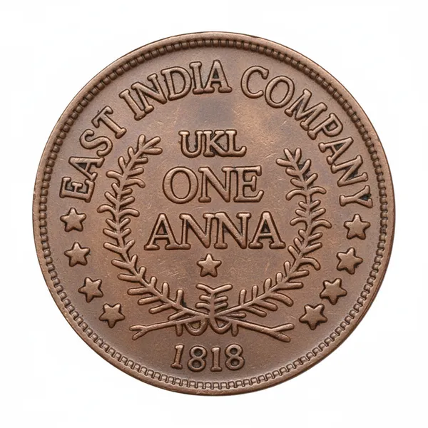 20_Gram_1_Anna_1818_Ram_Sita_Laxman_And_Hanuman_India_Old_Copper_Coin