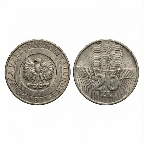 20_Zlotys_Random_Year_Poland_Old_Copper-Nickel_Coin