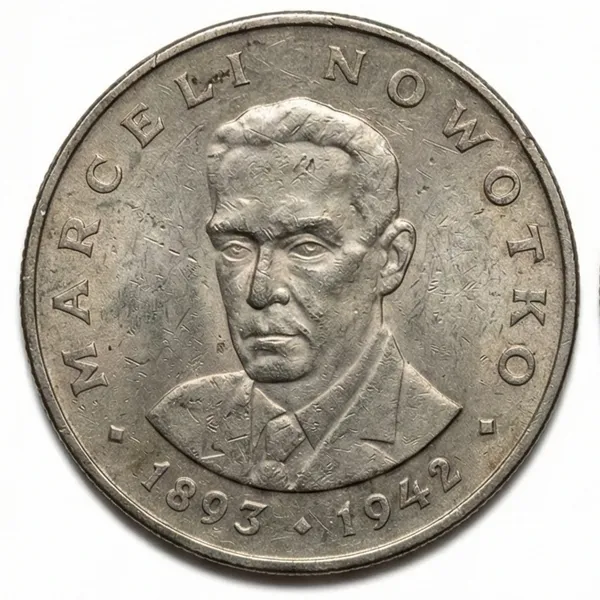 20_Zlotys_Random_Year_Marceli_Nowotko_1893-1942_Poland_Old_Copper-Nickel_Coin
