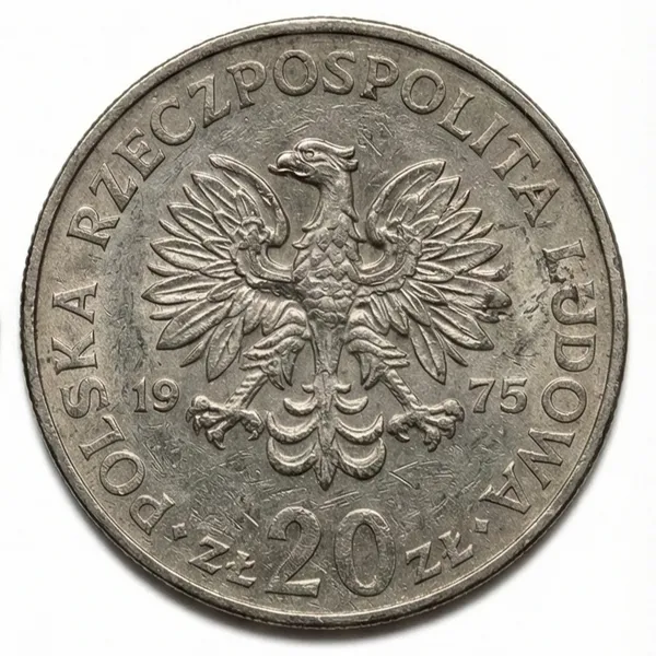20_Zlotys_Random_Year_Marceli_Nowotko_1893-1942_Poland_Old_Copper-Nickel_Coin