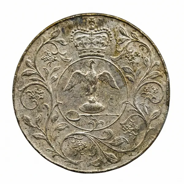 25_New_Pence_1977_Elizabeth_Ii_United_Kingdom_Old_Collecting_Coin