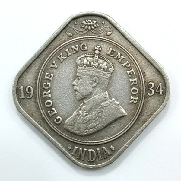 Gold_2_Annas_1934_King_George_V_British_India_Old_Fancy_Coin