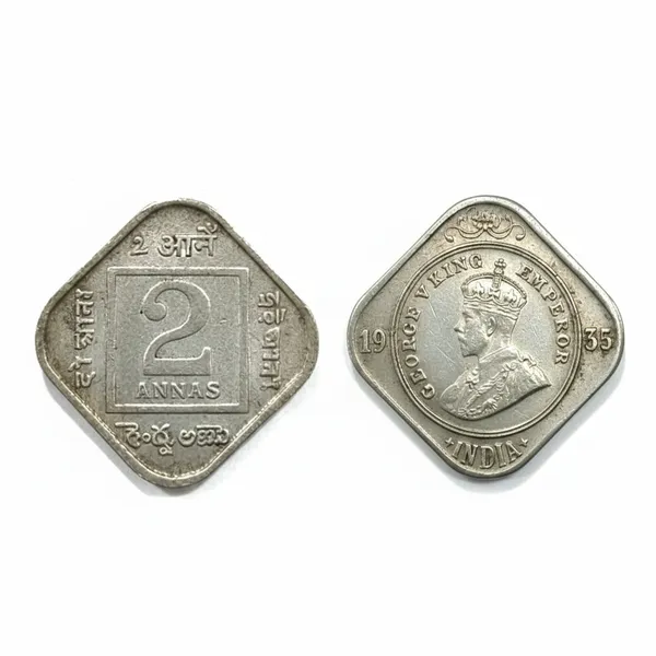 Gold_2_Annas_1935_King_George_V_British_India_Old_Fancy_Coin