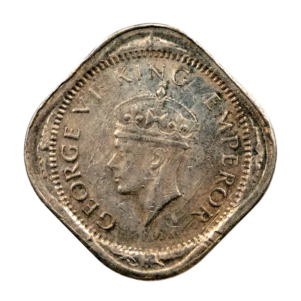2_Annas_1939_King_George_Iv_British_India_Old_Fancy_Coin