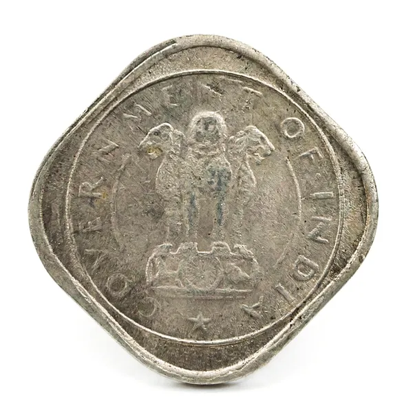 2_Annas_1949_Seated_Peacock_India_Old_Pattern_Fancy_Coin