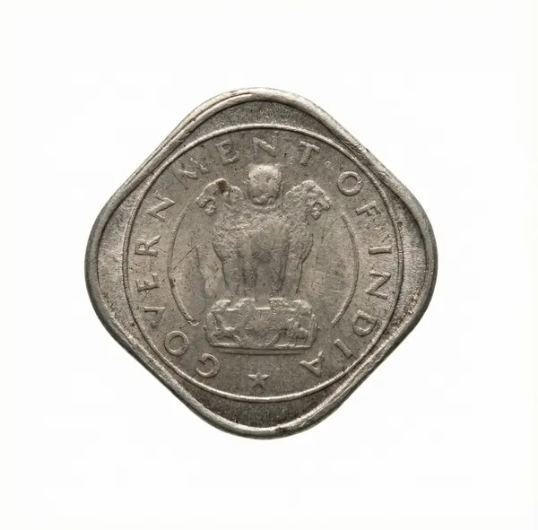 2_Annas_1949_Standing_Peacock_India_Old_Pattern_Fancy_Coin
