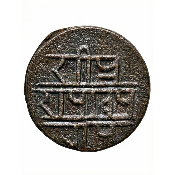 2_Face_Peacock/Mor_Ancient_India_Old_Copper_Rare_Coin