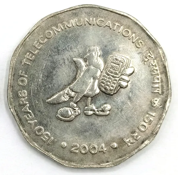 2_Rupees_2004_Telecommunication_India_Rare_Old_Coin_Replica/Copy_Token