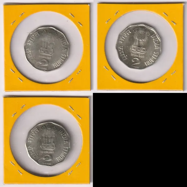 2Rs_1992_Land_Vital_1996_Subash_2004_Telecommunication_Fantasy/Replica_3_Coins