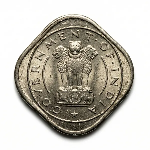 3_Paisa_8_Annas_1956_India_Old_Fancy_Coin