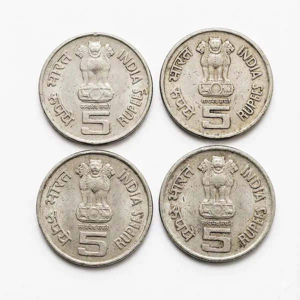 5_Rupees_4_Different_Commemorative_India_Old_And_Rare_Coins