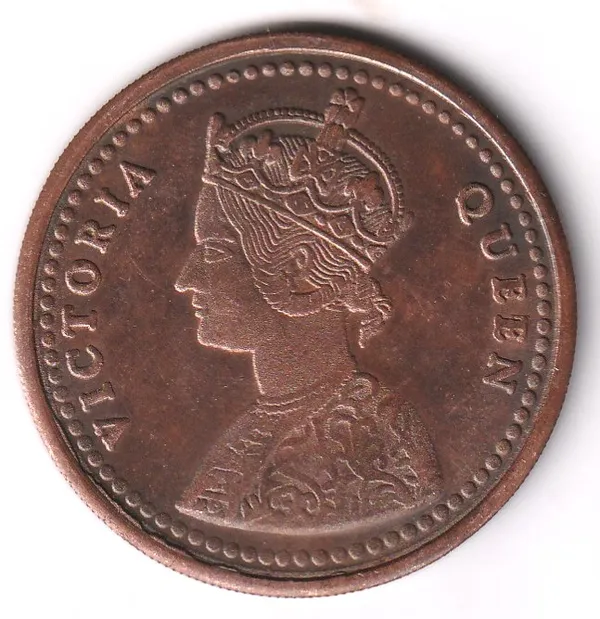 50_Grams_1_Anna_1818_Victoria_Queen_India_Copper_Old_Coin