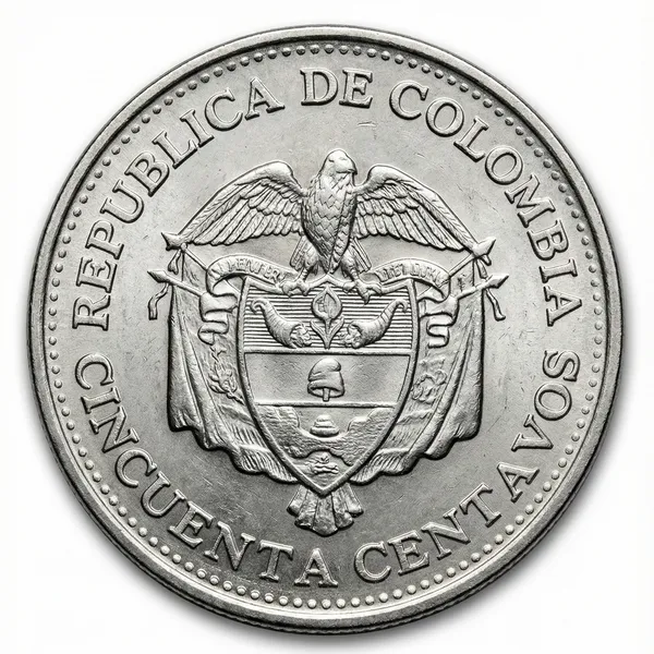 50_Centavos_Of_Columbia_Old_And_Rare_Coin