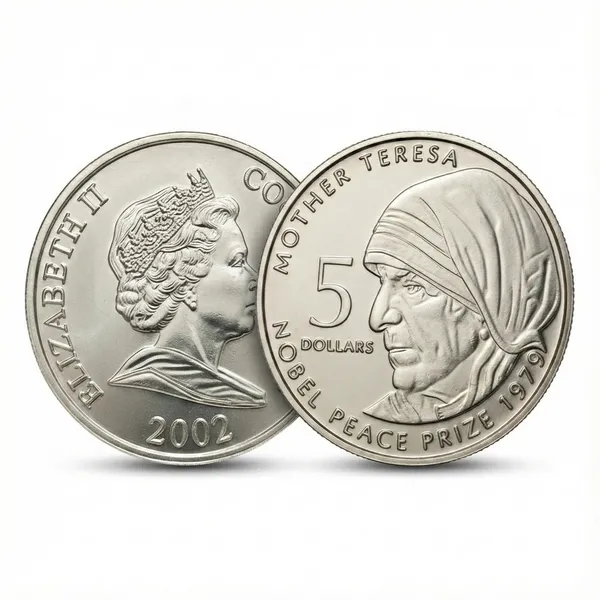 Silver-_Plated_5_Dollars_1979_Mother_Teresa_Cook_Islands_Rare_Coin