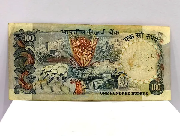 999999_Fancy_Series_100_Rupees_(Random_Sign)_Agriculture_-_India_old_Note