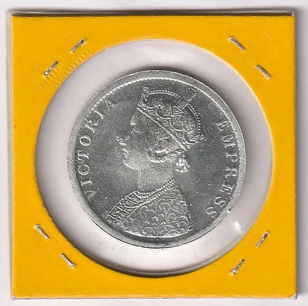 Silver-Plated_Alwar_State_1_Rupee_1877-1882_Victoria_British_India_Old_Coin