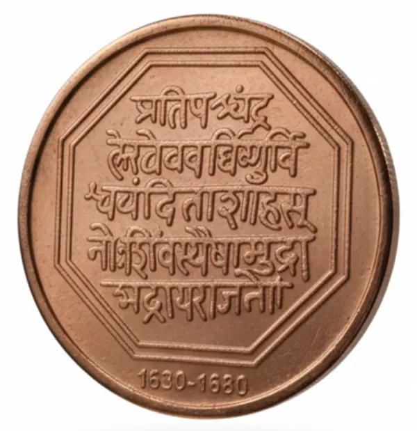 Chhatrapati_Shivaji_1630_To_1680_Maratha_Empire_India_Old_Copper_Coin
