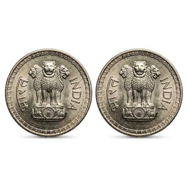 Both_Side_Same_Error_1_Rupee_India_Old_Fancy_Big_Coin
