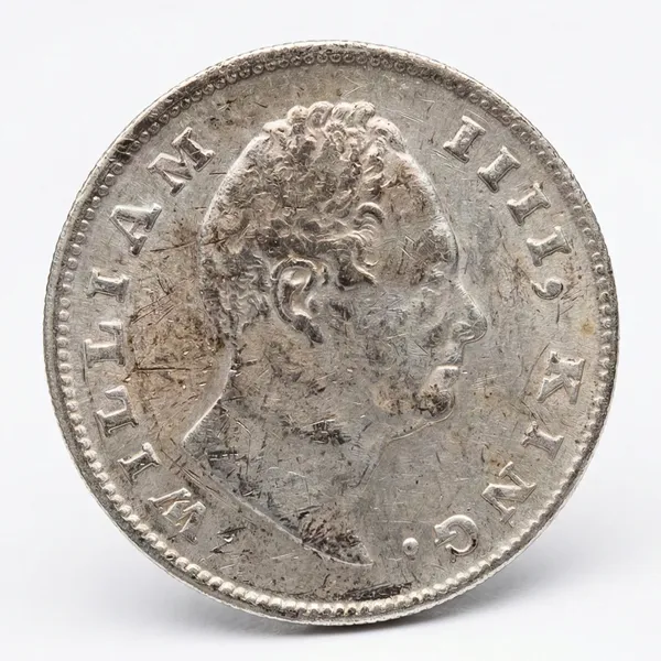 Brockage_Error_1_Rupee_William_4Th_British_India_Old_Fancy_Coin