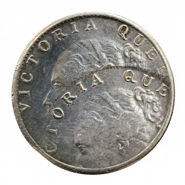 Brockage_Error_1_Rupee_1840_Victoria_Queen_British_India_Old_Fancy_Coin