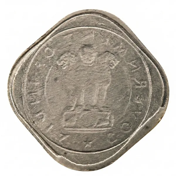Brockage_Error_2_Annas_British_India_Old_Fancy_Coin