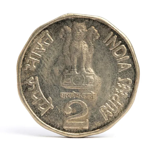 Brockage_Error_2_Rupees_India_Old_Fancy_Coin