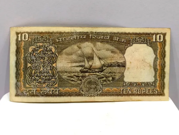 000003_Fancy_Series_10_Rupees_(Random_Sign)_Black_Boat_-_India_old_Note