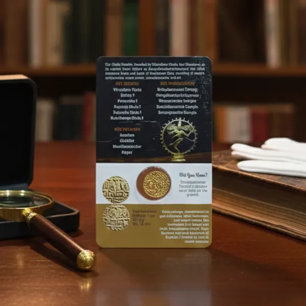 Gold_Plated_The_Cholas_–_Gold_Kahavanu_Reproduction/Educational_Card_With_Coin