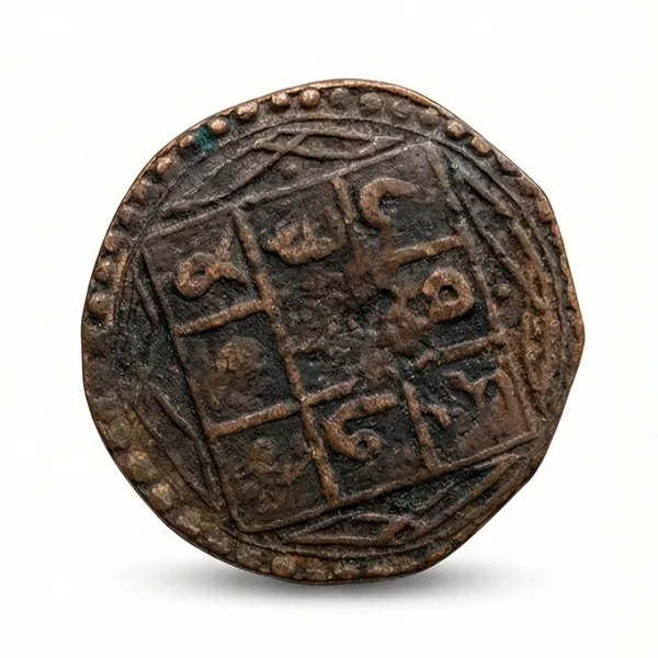 Crab_Symbol_Zodiac/Rashi_Ancient_India_Old_Copper_Coin