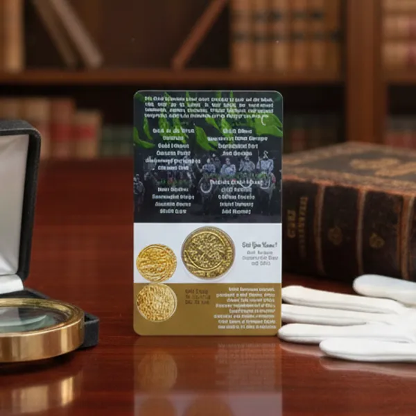 Gold_Plated_The_Delhi_Sultanate_–_Gold_Tanka_Reproduction/Educational_Card_With_Coin