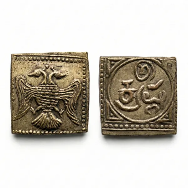 2Face_Eagle_Square_Ancient_India_Old_Copper_Coin
