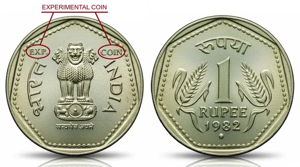 Experimental_1_Rupee_1982_India_Old_Coin_Replica/Copy_Educational_Coin