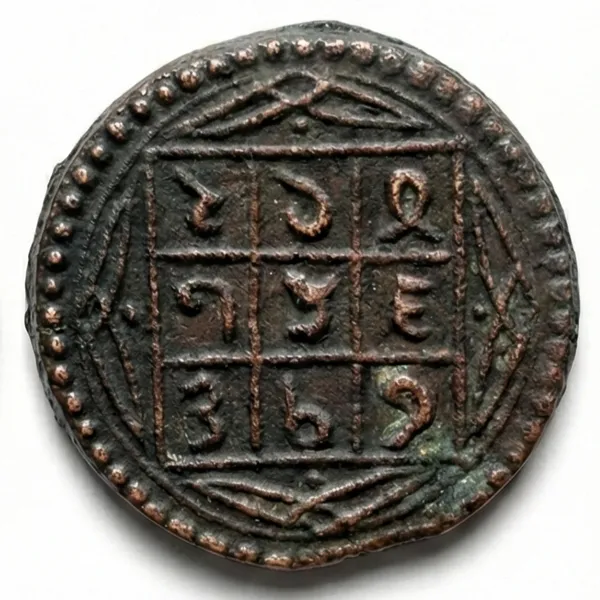 Pisces/Fish_Zodiac_Sign_Ancient_India_Old_Copper_Coin