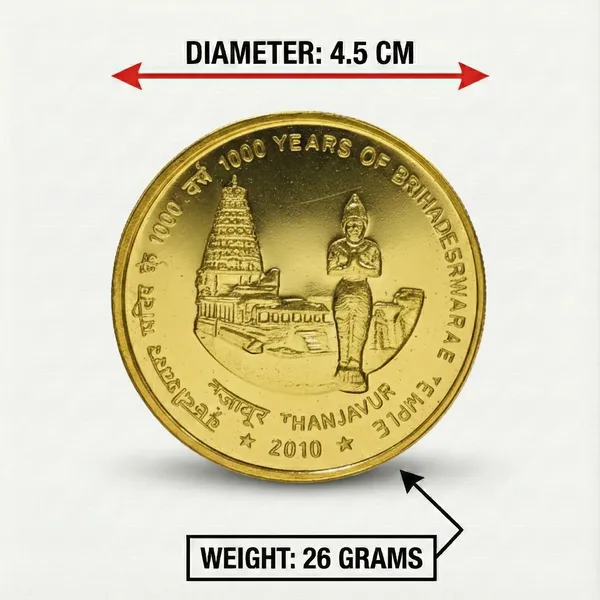 Gold_Plated_1000_Rupees_2010_Brihadeeswarar_Temple_Fantasy_Coin