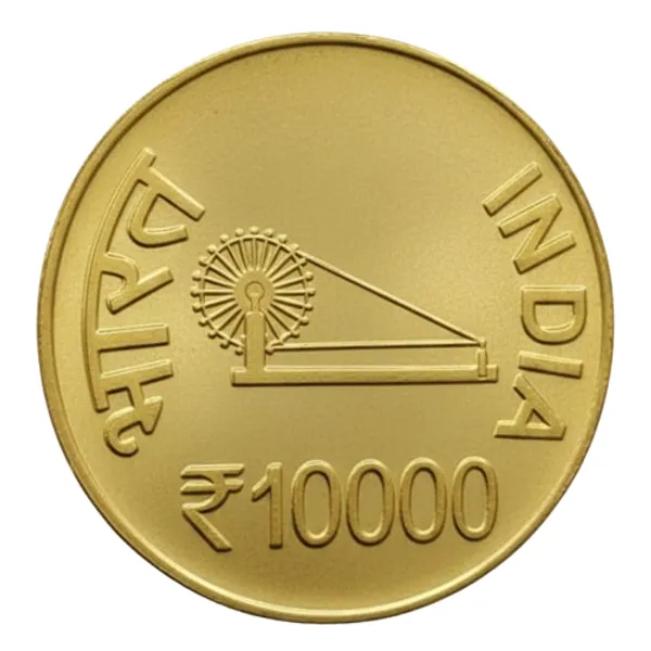 Gold_Plated_10000_Rupees_2015_Tatya_Tope_Fantasy_Coin