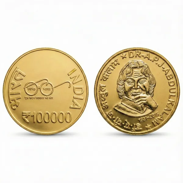 Gold_Plated_1_Lakh_Rupees_1931-2015_Dr_A_P_J_Abdul_Kalam_Fantasy_Coin